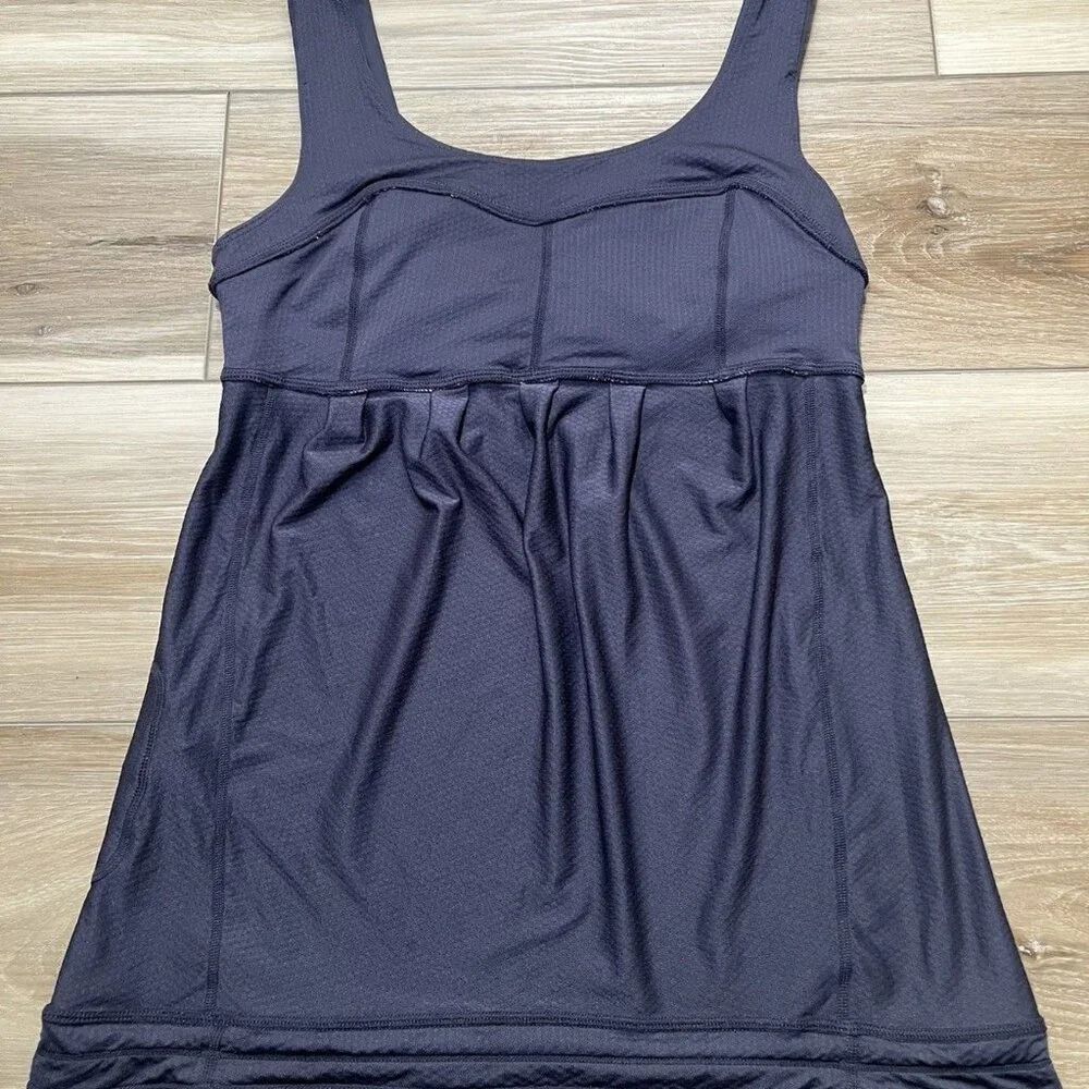 Lululemon Gray Heather Scoop Neck Tank Top - Women Size 4 - Picture 9 of 11